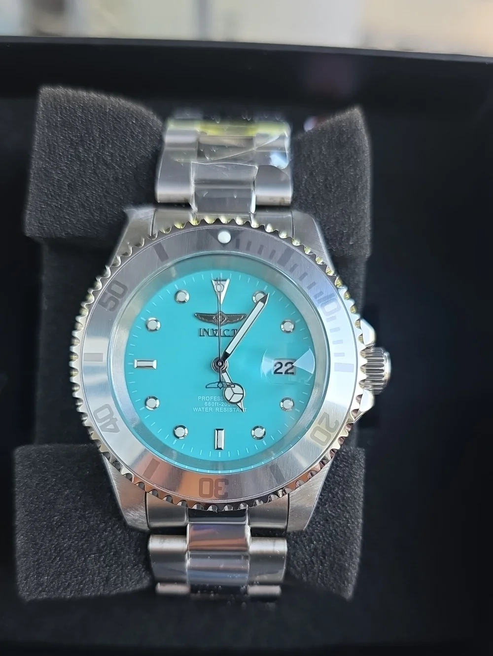 366.  Invicta Pro Diver Aurenova Men's Watch - 40mm. Steel (50957)